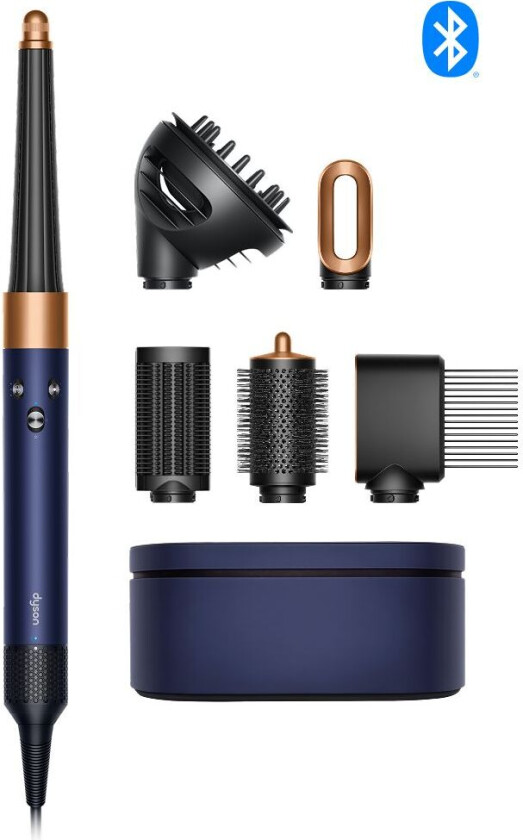 Airwrap i.d.™ Curly+Coily  multi-styler og hårføner (Prussian Blue/ Rich Copper)