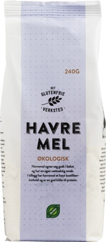 Havremel Fullkorn Økologisk 240g Dgv