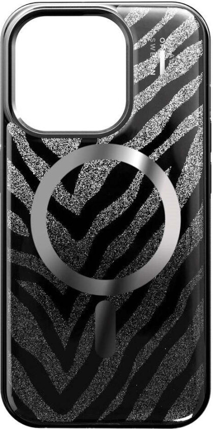 iPhone 16e / 15 / 14 / 13 iDeal Of Sweden Clear Deksel - MagSafe Kompatibel - Zebra Mystique