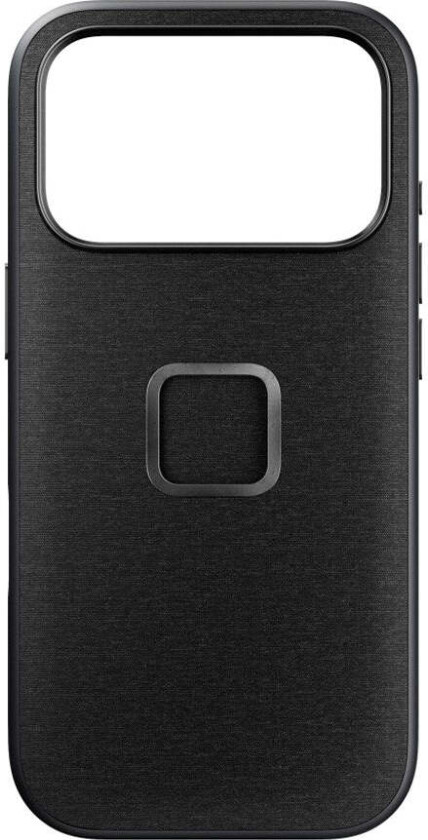 iPhone 17 Pro Peak Design Everyday Fabric Deksel - MagSafe Kompatibel - Charcoal