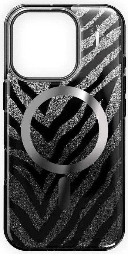 iPhone 16 Pro Max iDeal Of Sweden Clear Deksel - MagSafe Kompatibel - Zebra Mystique