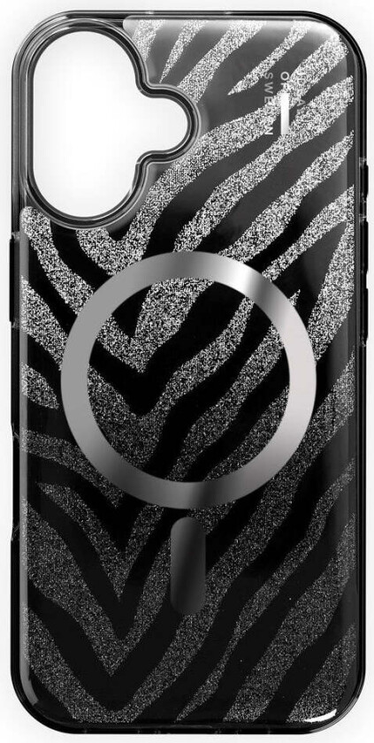 iPhone 17 iDeal Of Sweden Clear Deksel - MagSafe Kompatibel - Zebra Mystique