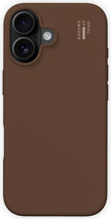 iDeal Of Sweden iPhone 16 Silicone Deksel - MagSafe Kompatibel - Mocha Mousse