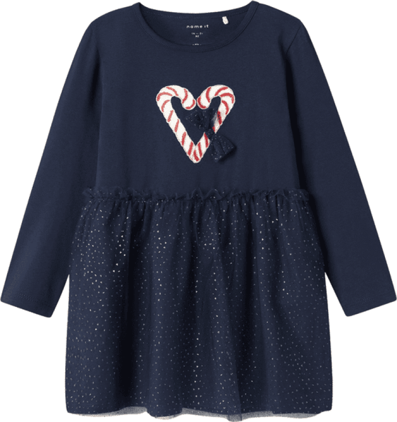 Name It Nmfrijul kjole til småbarn, Navy Blazer