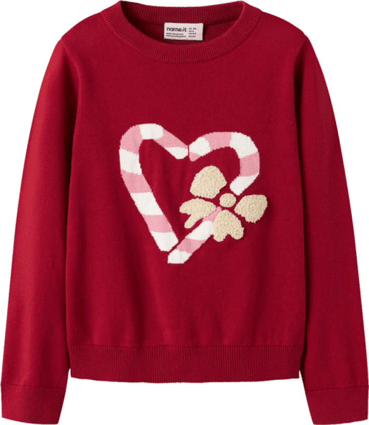 Name It Nmfreamo genser til småbarn, Jester Red