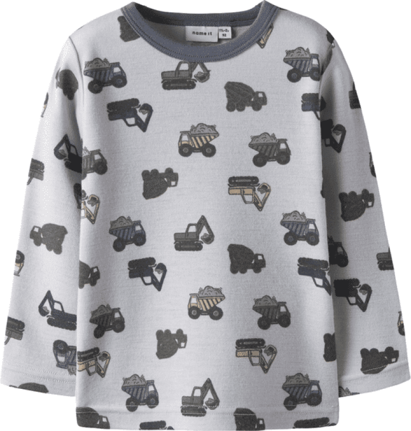 Name It Nmmwillow genser i ull til småbarn, Micro Chip