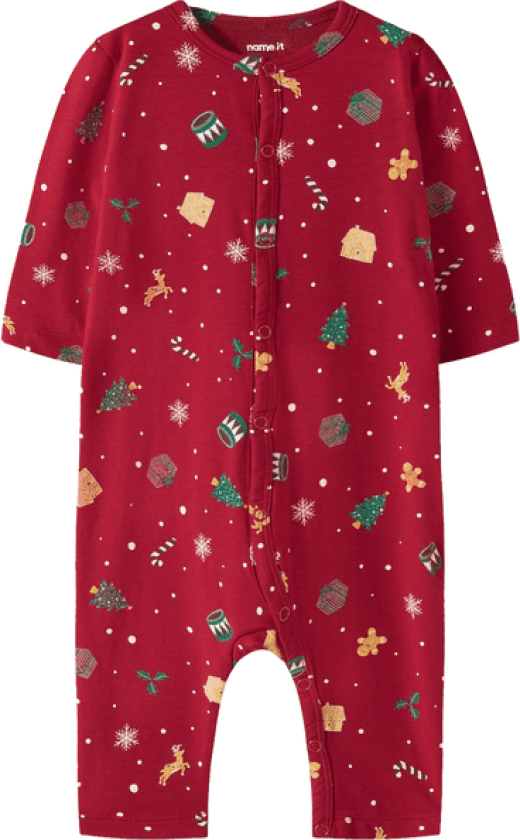 Name It Nbnvismas heldress/pyjamas, Jester Red