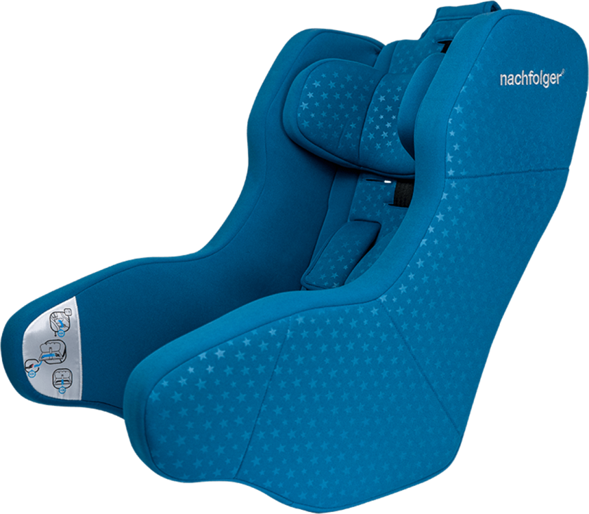 City, Bakovervendt Bilstol, Blå