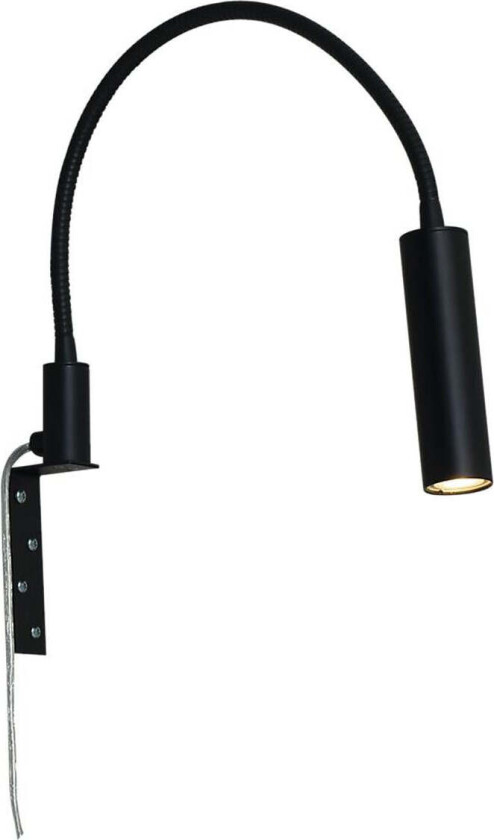 Artic sengelampe 5,5 Watt 3000 Kelvin - Dimbar - Svart