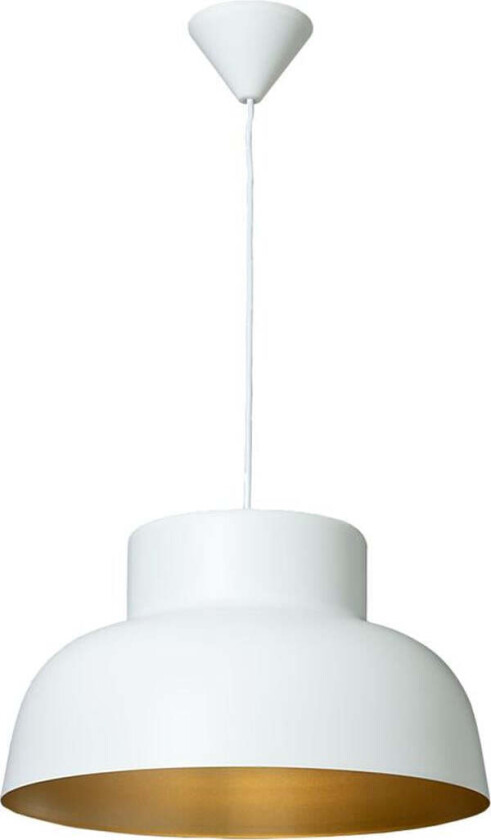 Bessie takpendel 39 cm - Hvit / Gullfarget