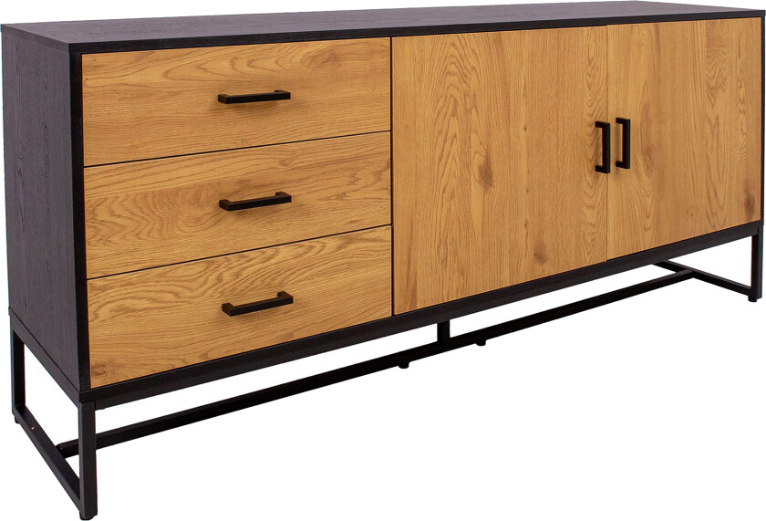 Amsterdam Kommode Eik/Svart