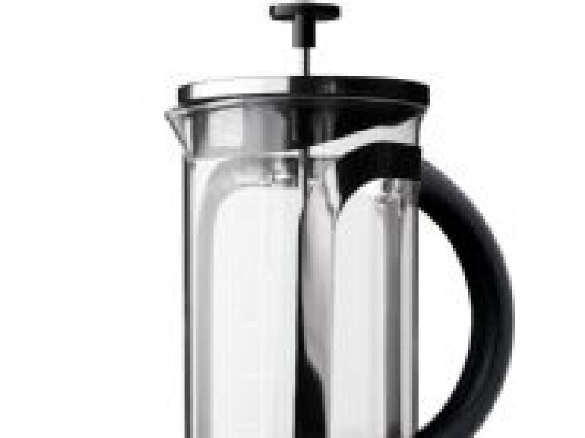 Aerolatte presspanne, stål, 1,0L