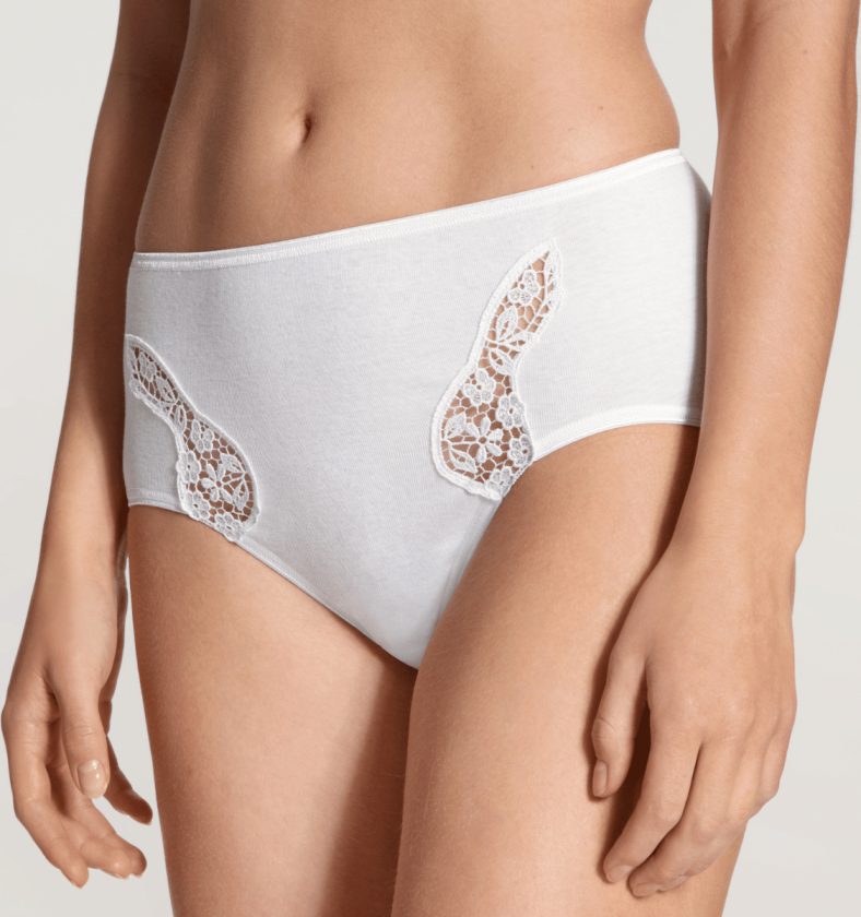 Feminin Sense midi truse, hvit, Størrelse: XL, Kvinner