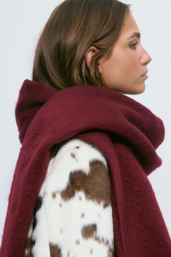 - Soft chunky scarf - Skjerf og tørklær - Rød - ONESIZE - Dame