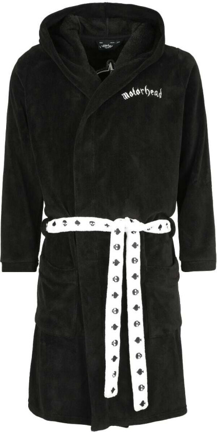 Badekåpe - EMP Signature Collection - S-M til XXL-3XL - Unisex - svart-hvit