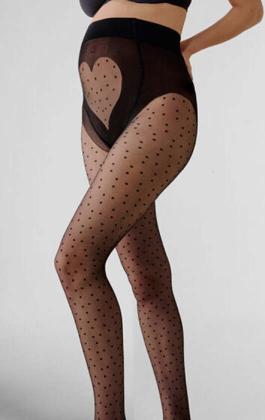 Mammatights 15 Denier Dots Svart
