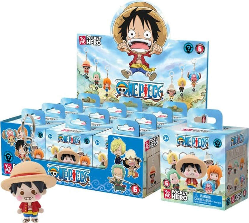 One Piece Pocket Hero Blind Box nøkkelhankfigur