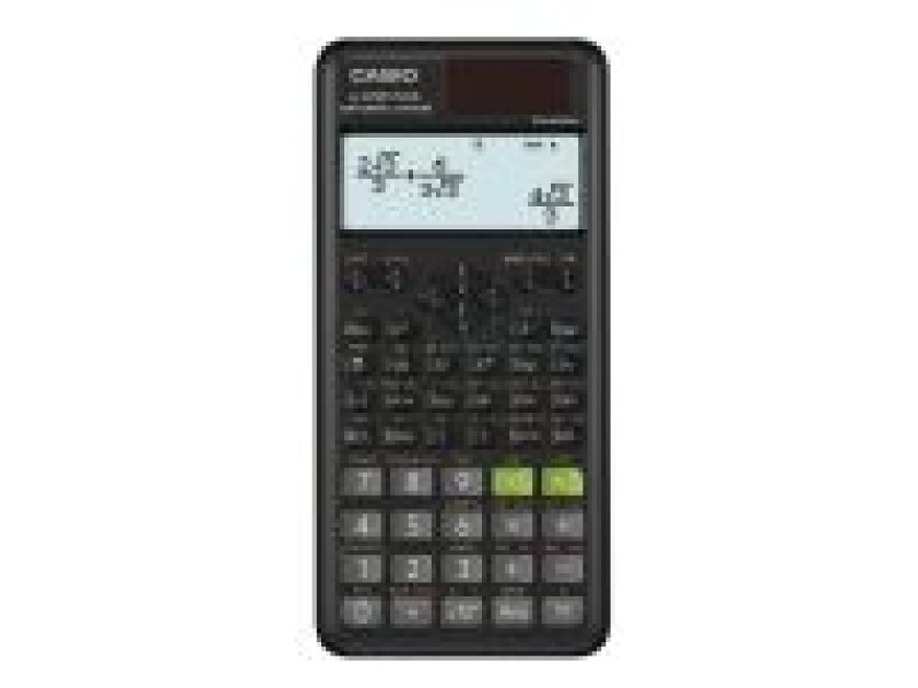 FX-87DE PLUS 2nd edition - Vitenskapelig kalkulator - 10 sifre + 2 eksponenter - solpanel, batteri