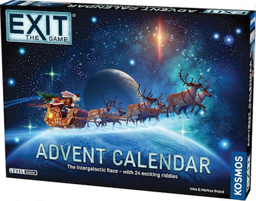 Exit Adventskalender - Det Intergalaktiske Løpet Brettspill