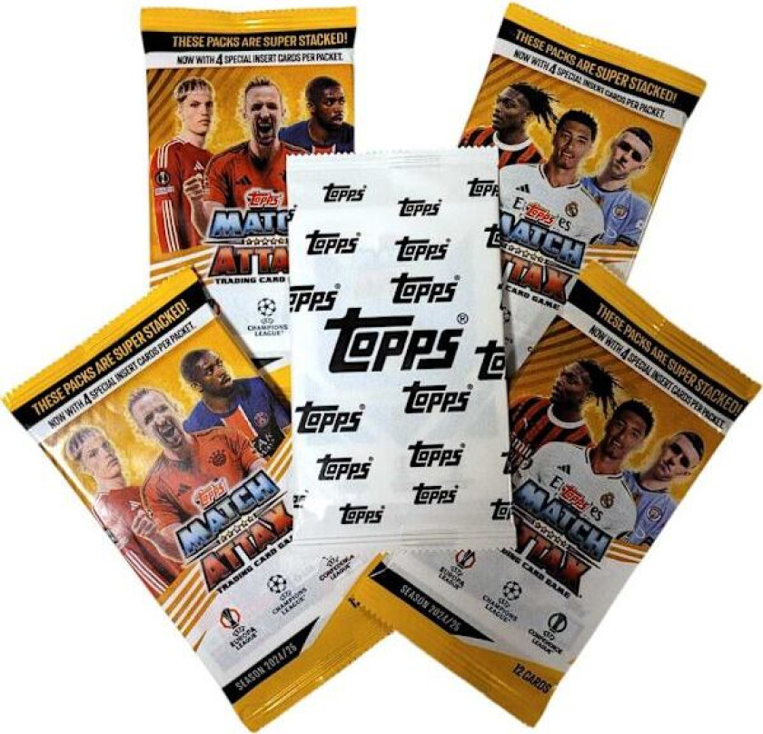 Fotballkort - Gavepose - 2024-25 Topps Match Attax (Totalt 51 kort)