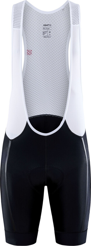 Men's Adv Endur Bib Shorts Black/White L, Black/White