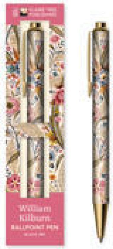 William Kilburn: Marble End Paper Boxed Decorative Ballpoint pen