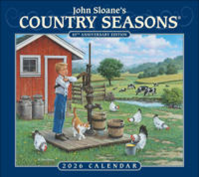 John Sloane's Country Seasons® 2026 Deluxe Wall Calendar