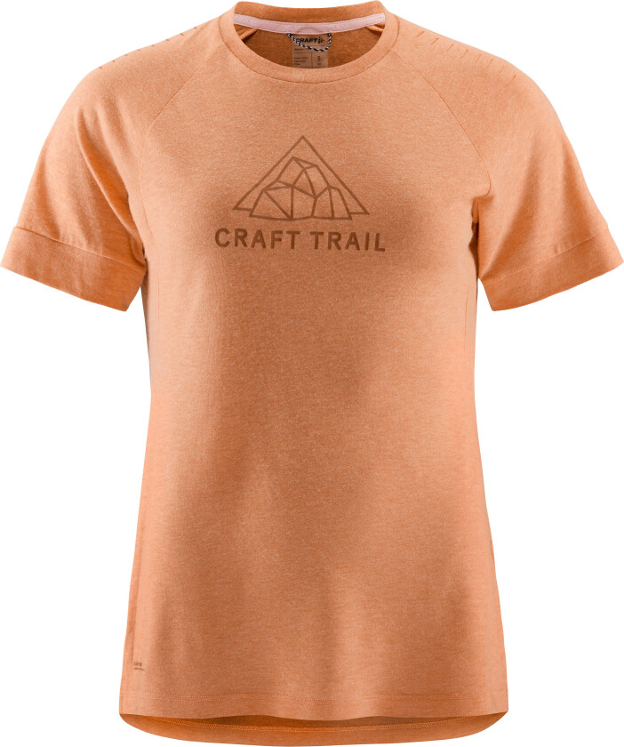 Women's Adv Trail Wool Short Sleeve Tee Cliff Melange XL, Cliff Melange