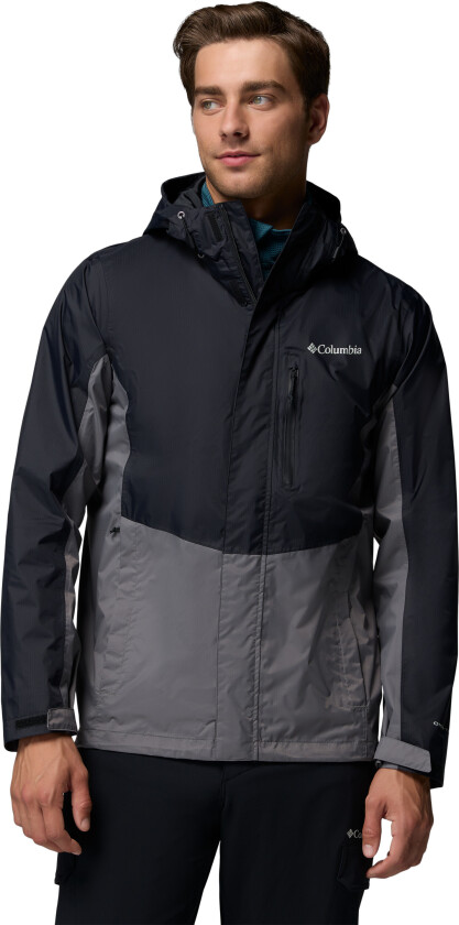 Men's Pouring Adventure III Jacket Black, City Grey