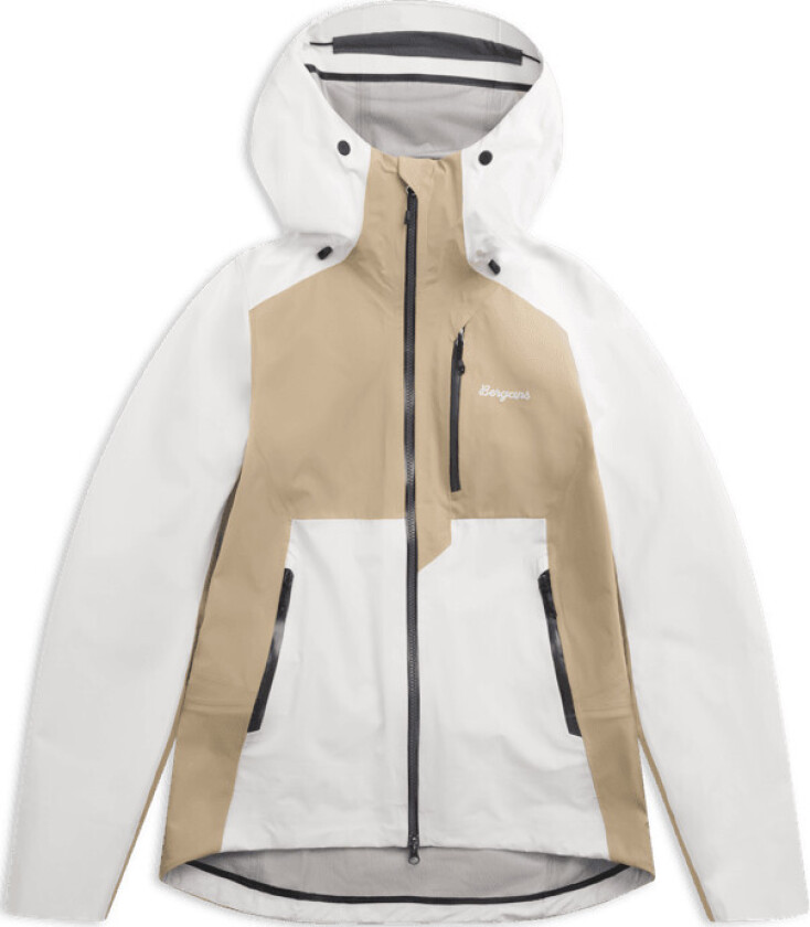 Bergans Women's Oppdal 3L Shell Jacket Arctic White/sandstone