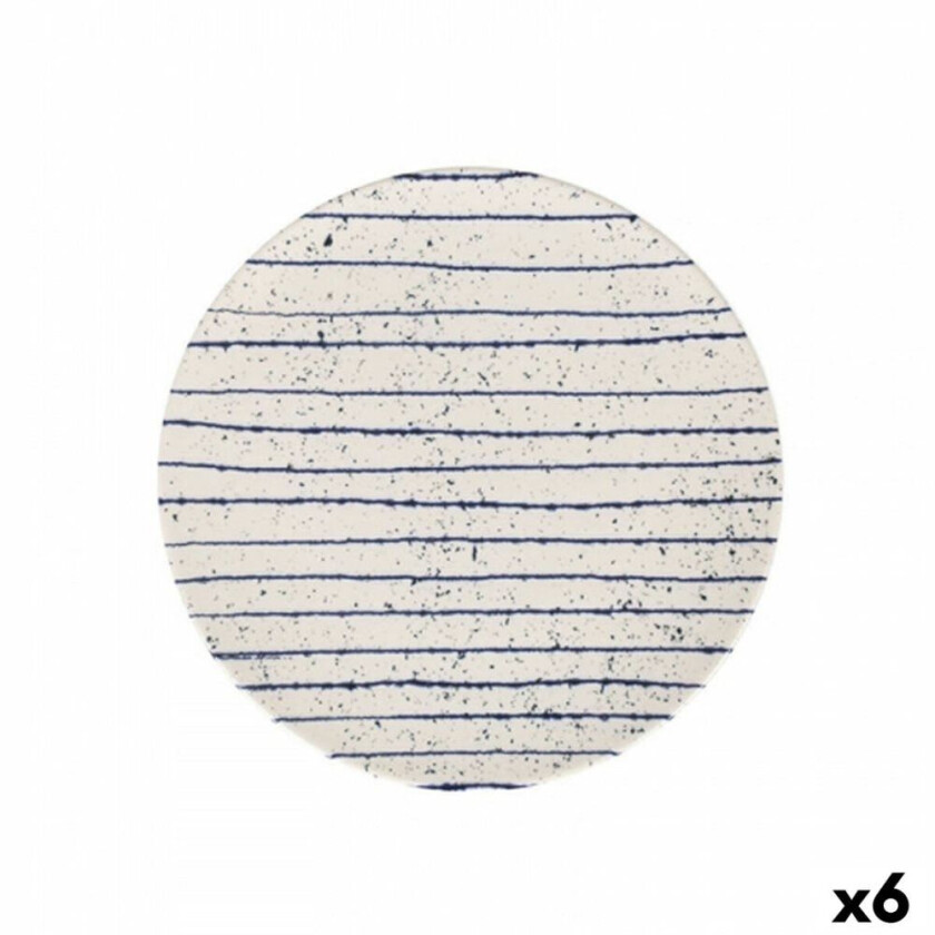 Flat tallerken La Mediterránea Arago (6 enheter)