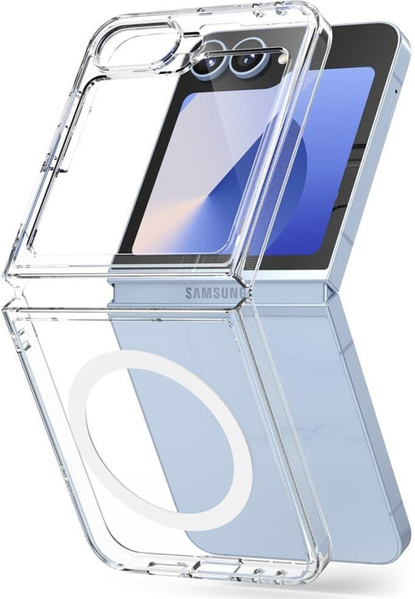 Ringke Samsung Galaxy Z Flip 6/Flip 7 FE Deksel Fusion Magnetic Transparent