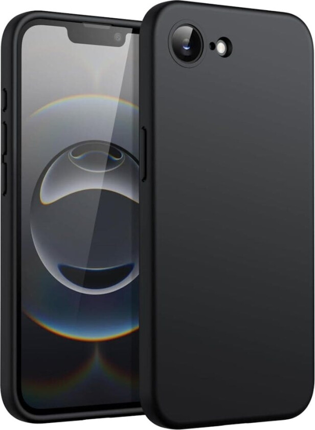 iPhone 16E Svart Matt Hardt Deksel