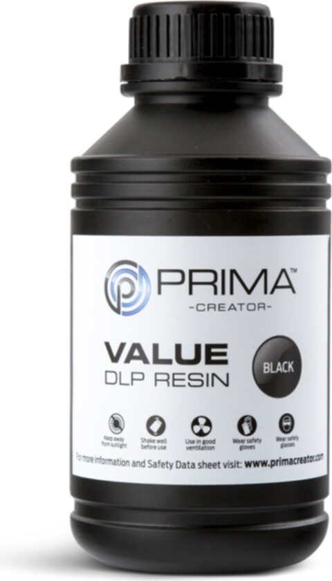 Creator Value DLP / UV Resin 500 ml Svart
