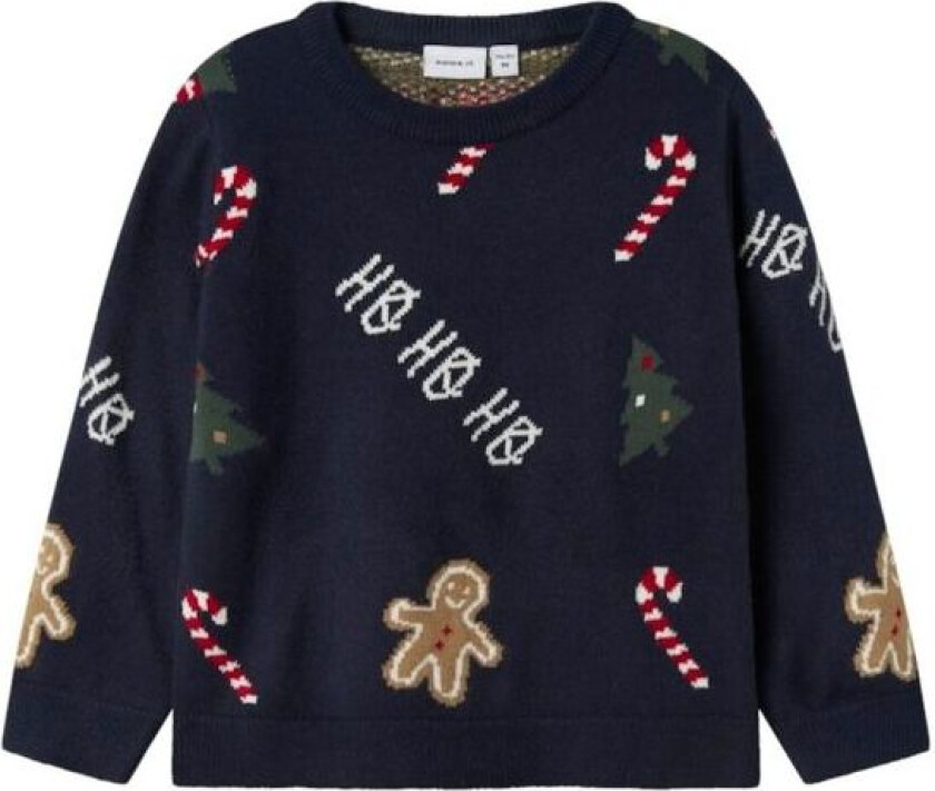 Bilde av Name It - Julegenser Knit Rasko Navy Blazer