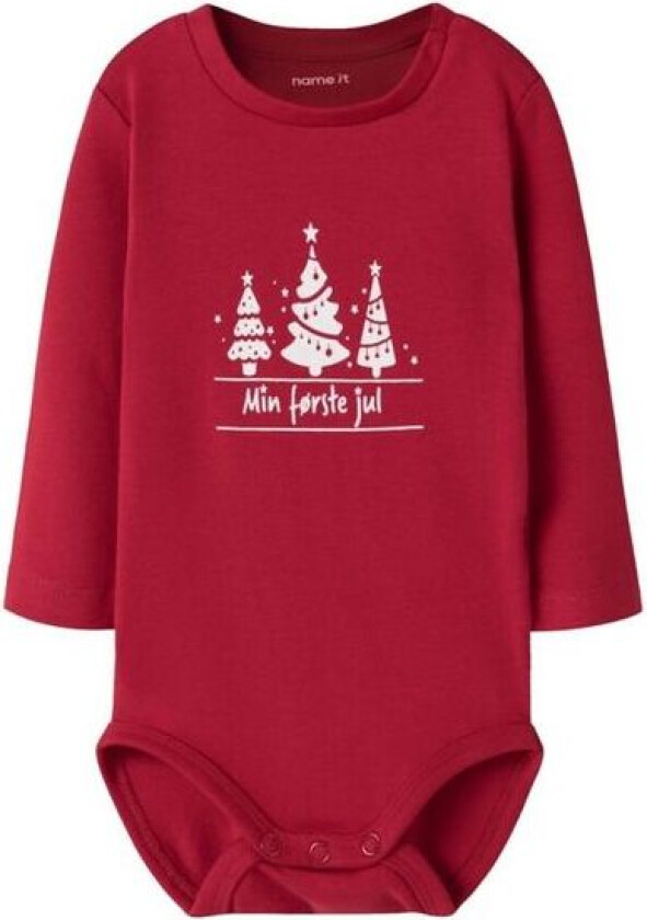 Name It - Body "Min første jul" Jester Red Jul