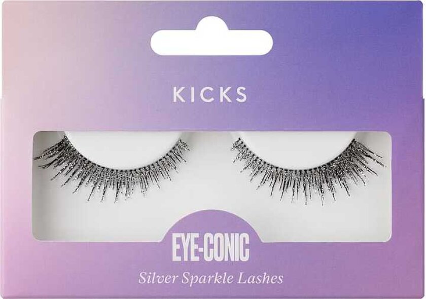 Silver Sparkle Lashes Silver