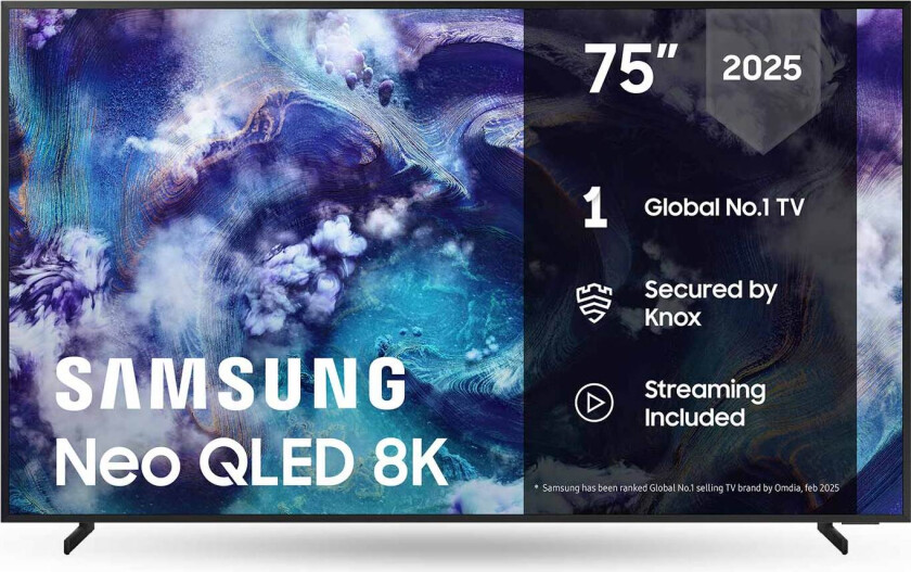 75" QN900F Neo QLED 8K Mini LED  Smart TV (2025)