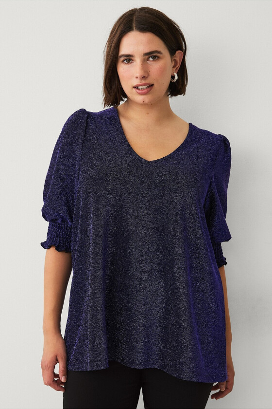 Topp med ballongerme - Blå