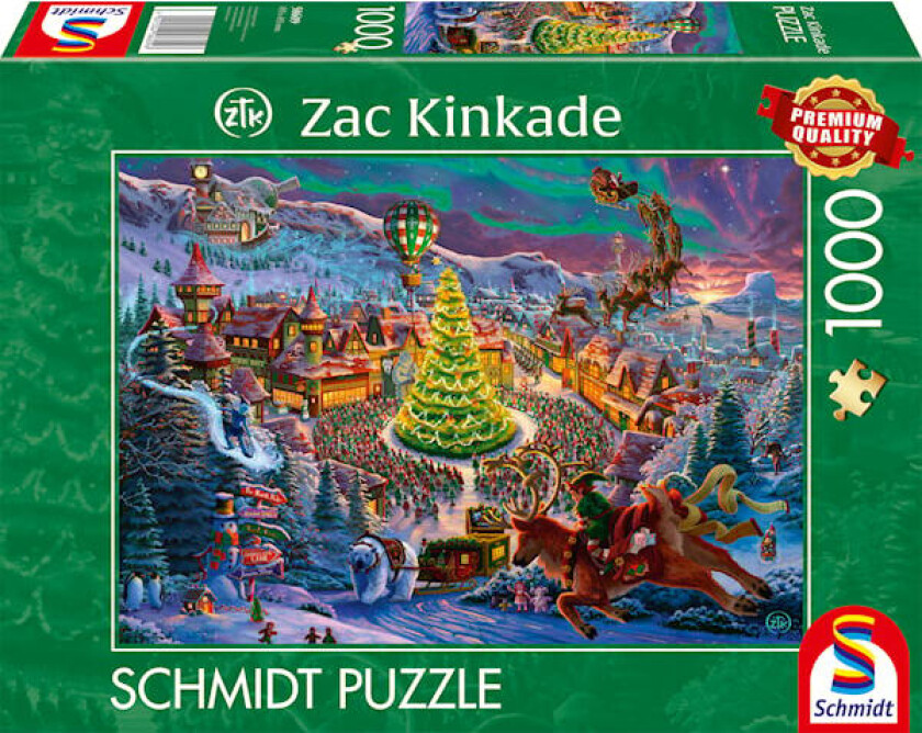 Santas´s North Pole Puslespill 1000 Brikker Schmidt