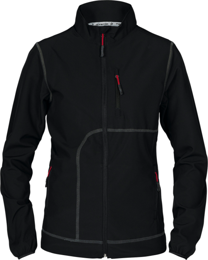 Softshelljakke – Vannavvisende, vindtett (770002921, Svart, 1 Stykk, størrelse-XL)