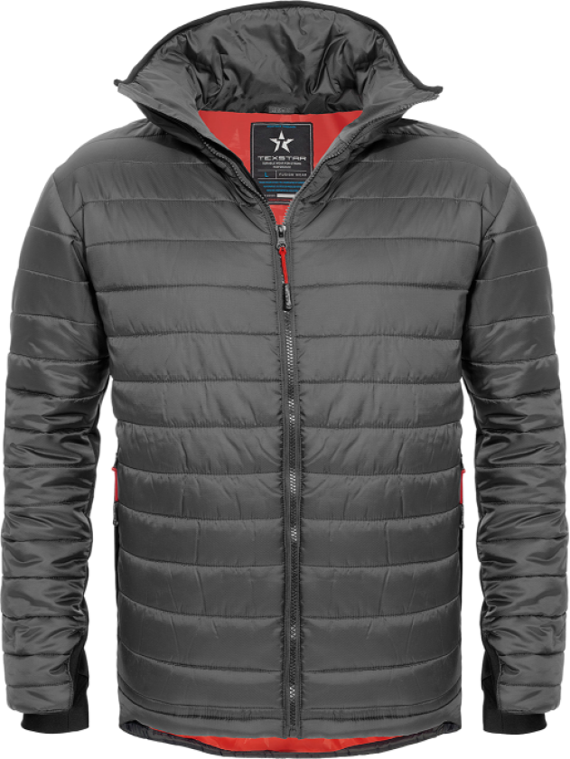 Vinterjakke – Vann- og vindtett, moderne passform (770000333, Mørk grå, 1 Stykk, størrelse-S)