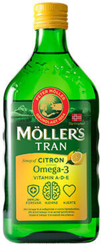 Möllers Tran Fiskeolje Med Sitrus Omega 3 - 500 ml