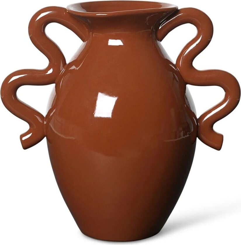 Ferm Living Verso Table Vase Terracotta