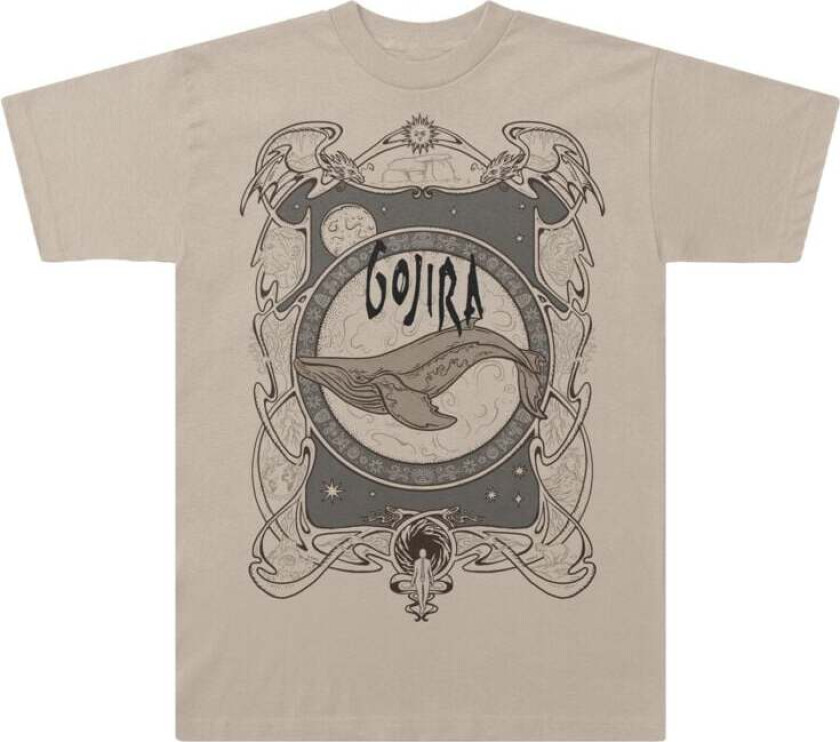 T-skjorte - Celestial Whalt - S til XXL - Unisex - svart