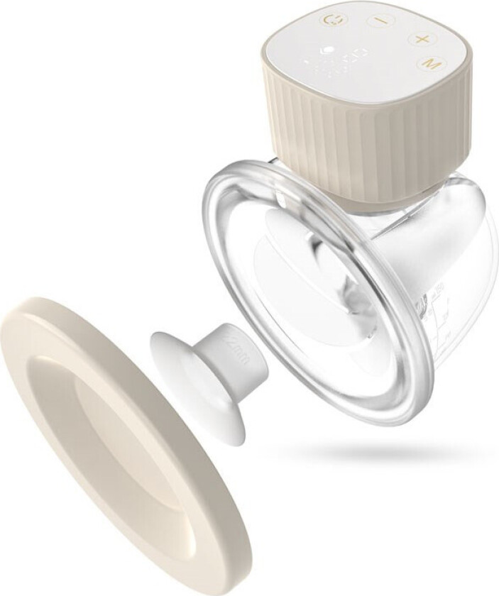 NENO VENTO Trådløs, elektronisk brystpumpe med skall