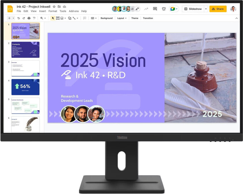 Thinkvision E27q-40 27" 2560 X 1440pixels Ips 16:9 100hz