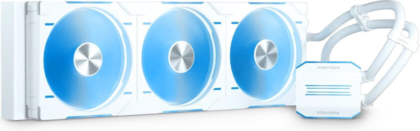 PHANTEKS Glacier One 420D30 X2 DRGB AiO vannkjøling - 420 mm, hvit