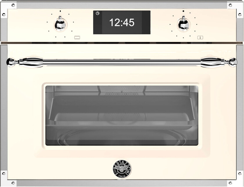 FHER4077MTAX3 Heritage kombiovn med mikrofunksjon, elfenbenshvit/krom