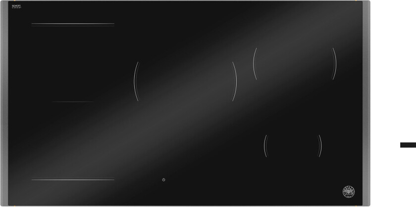 P905I1M30CP Premium induksjonstopp 90 cm med Carbonio-ramme, 5 soner